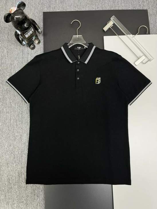 Picture of Fendi Polo Shirts Short _SKUFendiM-3XLaztx940528119